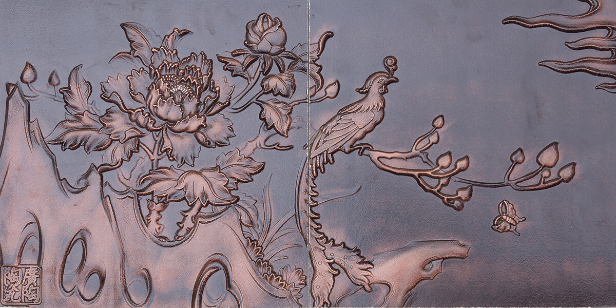 紅色鳳棲牡丹QGS11A694DH