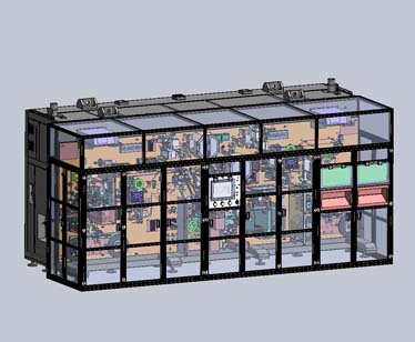 高速扣式焊接卷繞一體機